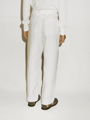 Двойные бриджи из 100% льна - лимитированная серия- Заказать в России