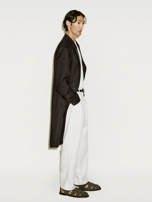 Двойные бриджи из 100% льна - лимитированная серия- Заказать в России