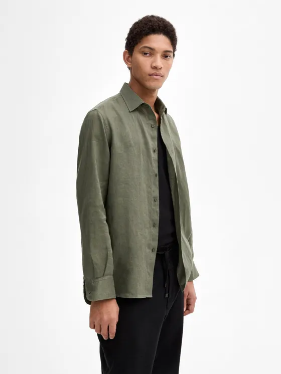 Camisa slim fit - 100% линолеум