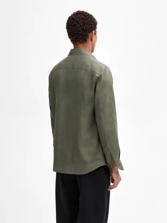 Camisa slim fit - 100% линолеум