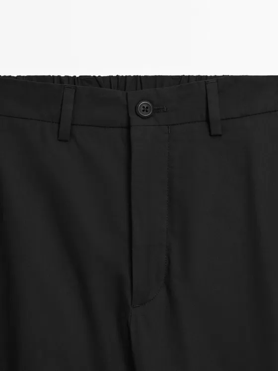 Брюки jogger fit из 100% хлопка