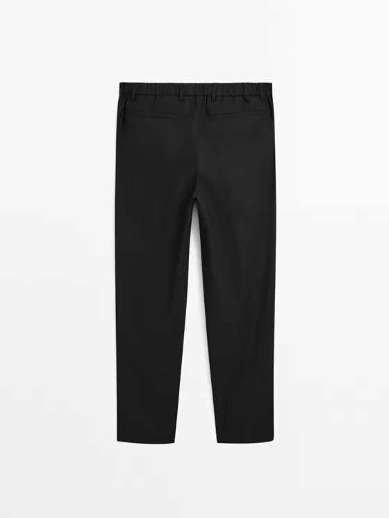 Брюки jogger fit из 100% хлопка