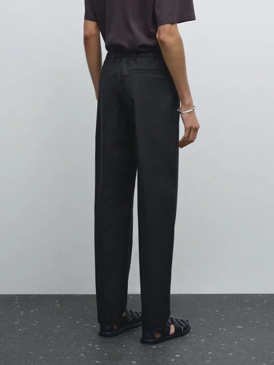 Брюки jogger fit из 100% хлопка