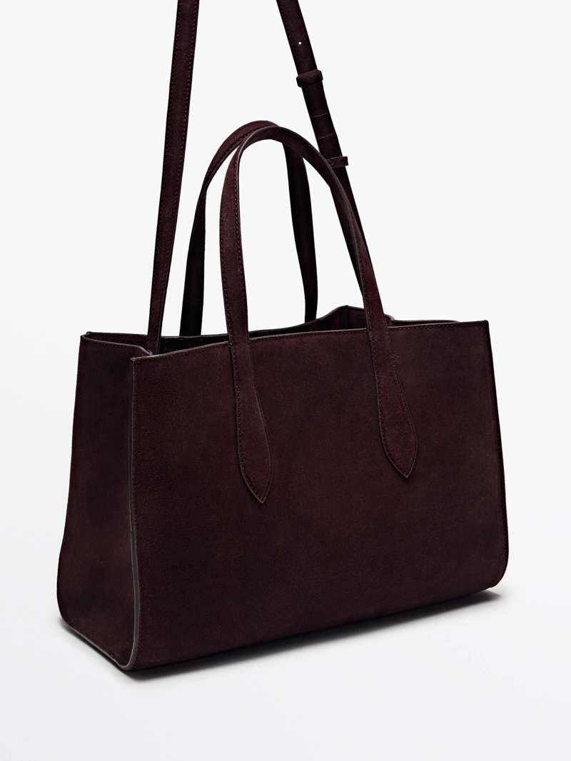 Сумка half icon split suede