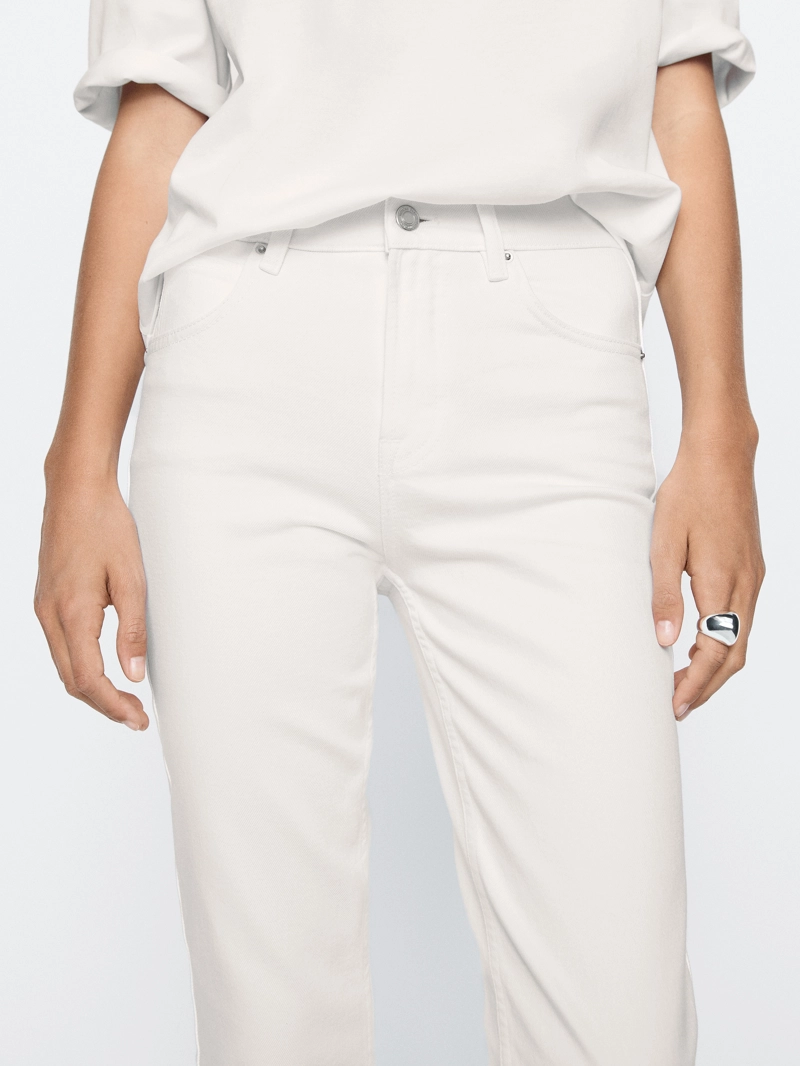Джинсы slim fit средней посадки