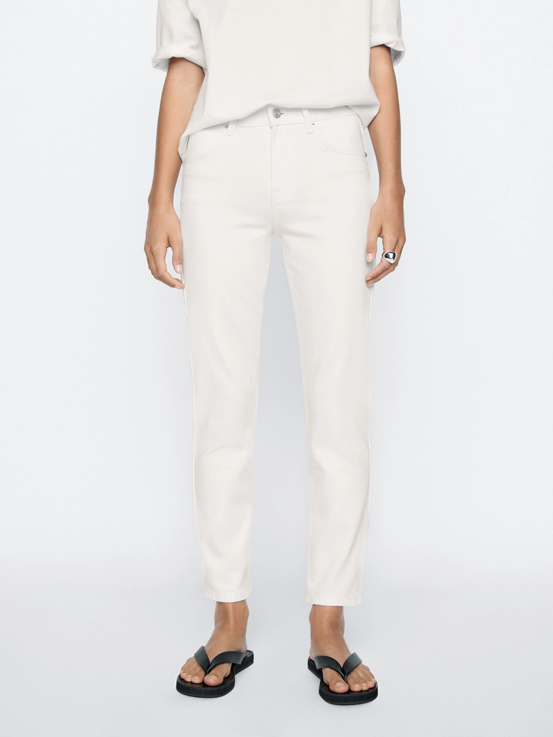 Джинсы slim fit средней посадки