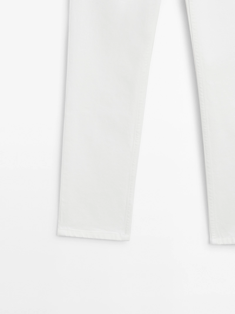 Джинсы slim fit средней посадки