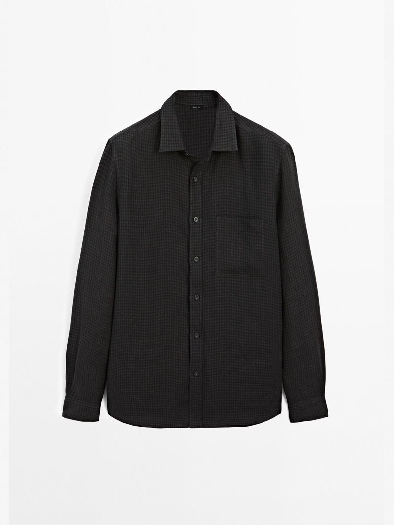 Рубашка в клетку regular fit