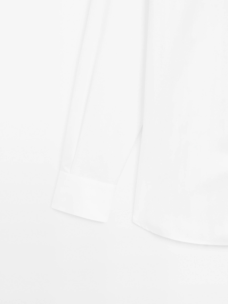 Рубашка slim fit из 100% хлопка