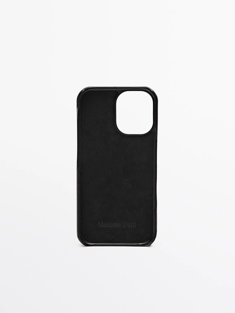 Чехол из натуральной кожи для iphone 16