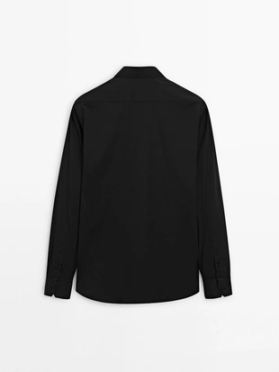 Рубашка SLIM FIT с эластичностью- Заказать в России