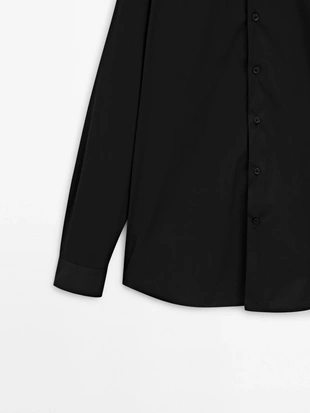 Рубашка SLIM FIT с эластичностью- Заказать в России