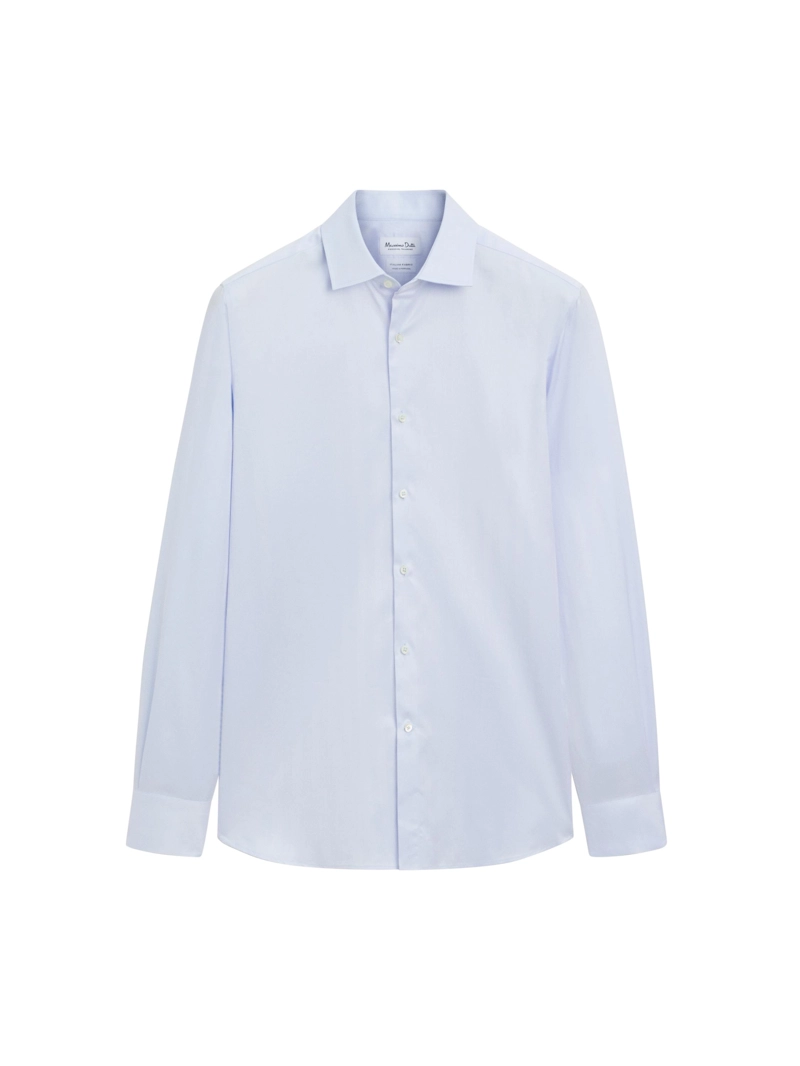 Рубашка slim fit из 100% хлопка