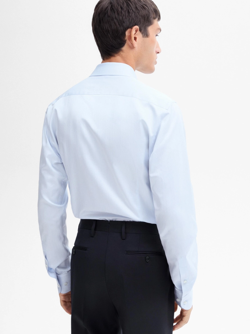 Рубашка slim fit из 100% хлопка