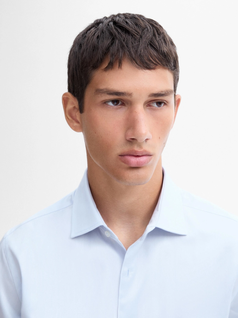 Рубашка slim fit из 100% хлопка