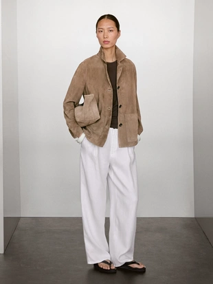 Куртка из замши FLUID- Заказать в России