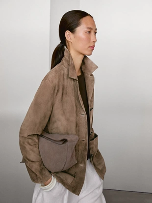 Куртка из замши FLUID- Заказать в России