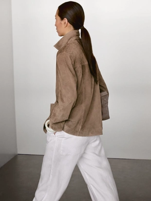 Куртка из замши FLUID- Заказать в России