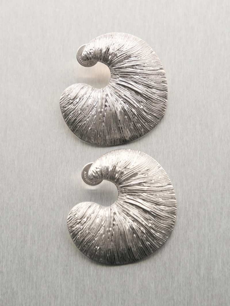 Серьги кольца fossil