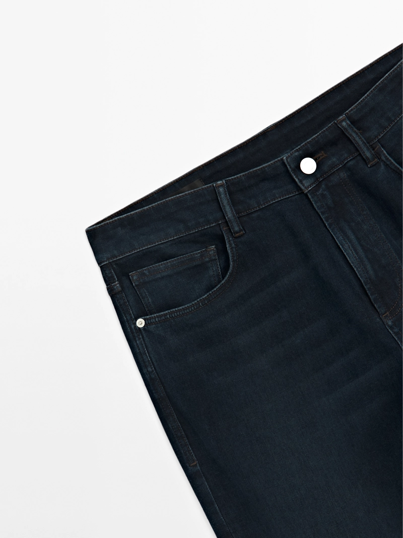 Джинсы с узкими утонченными линиями massimo dutti