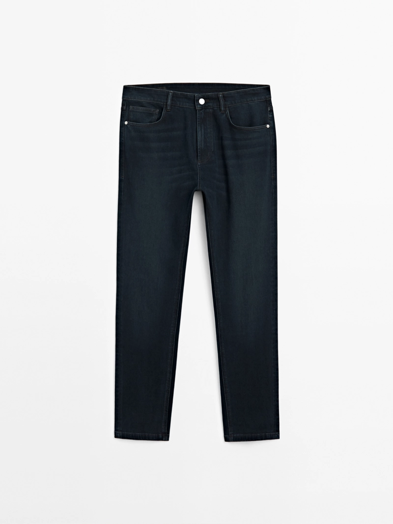 Джинсы с узкими утонченными линиями massimo dutti