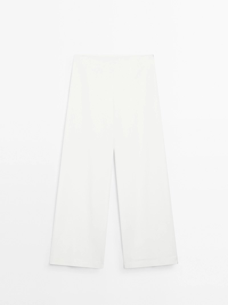 Брюки марки massimo dutti с высокой талией - studio