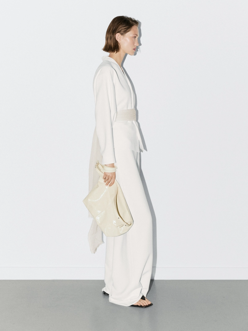 Брюки марки massimo dutti с высокой талией - studio