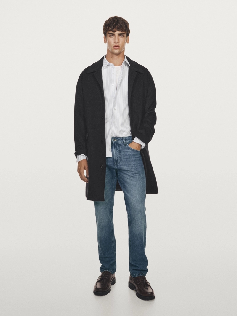 Джинсы с зауженным кроем