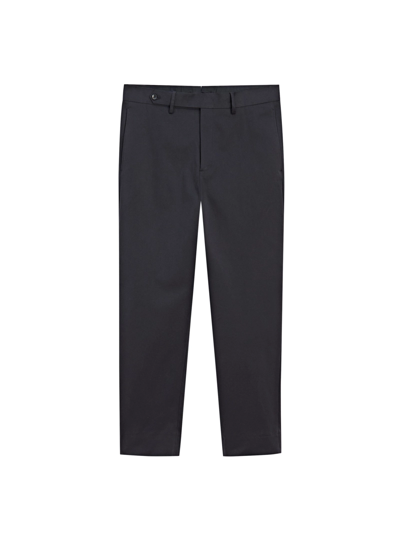 Брюки из хлопково-шерстяной смеси в стиле slim fit