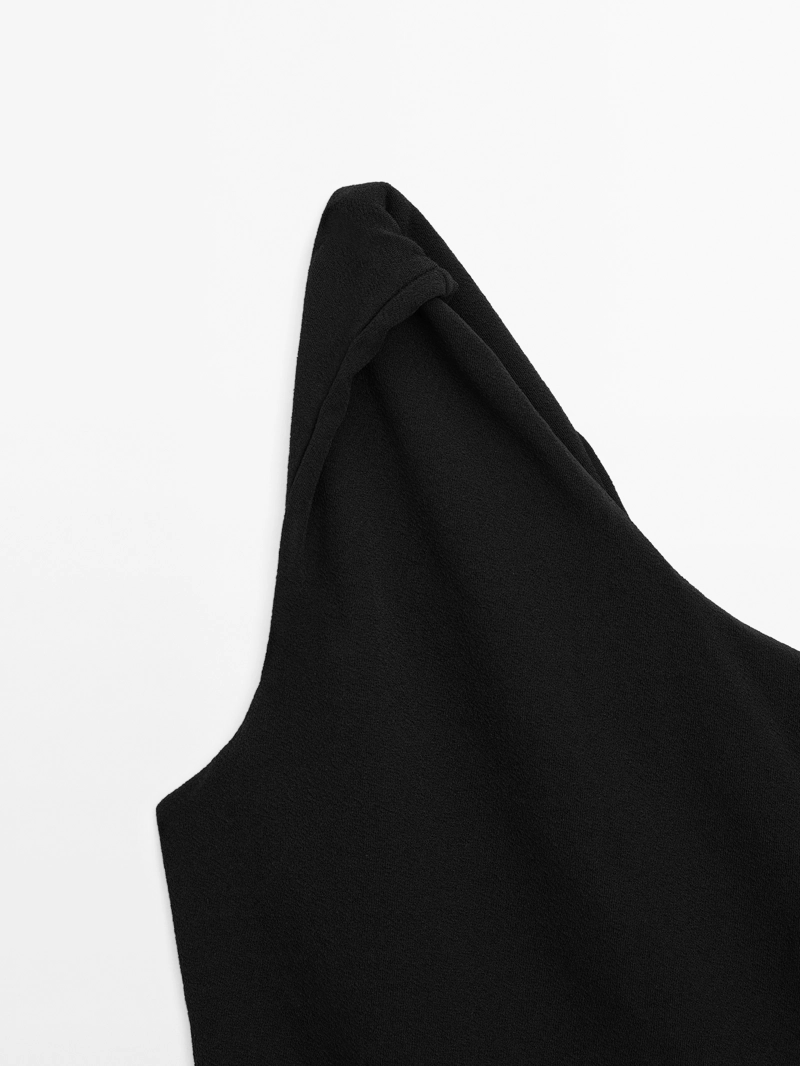 Купальник с текстурой на одно плечо