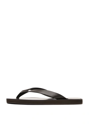 Сандалии из кожи со шпилькой для большого пальца- Заказать в России