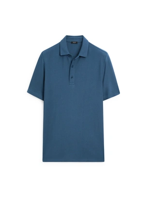 Купить Massimo Dutti Поло с коротким рукавом и текстурой