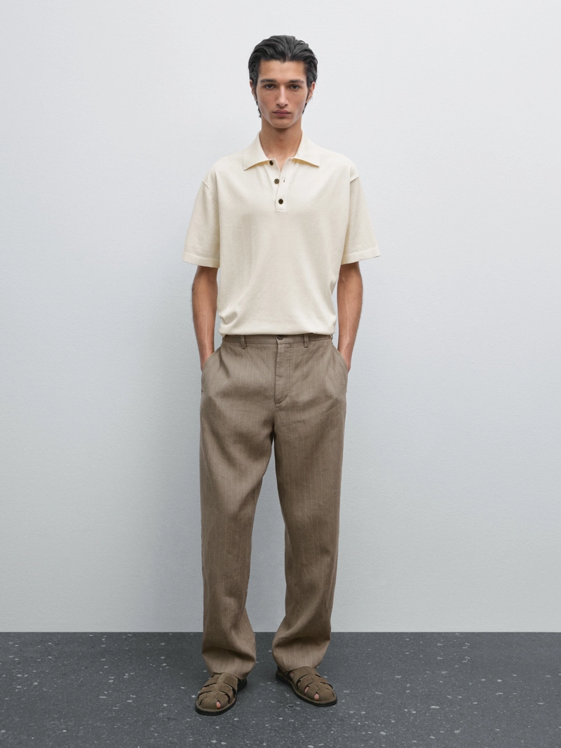 Поло из 100% хлопка в стиле regular fit