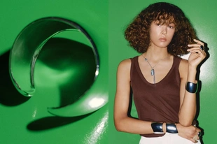 Широкий круглый браслет- Заказать в России