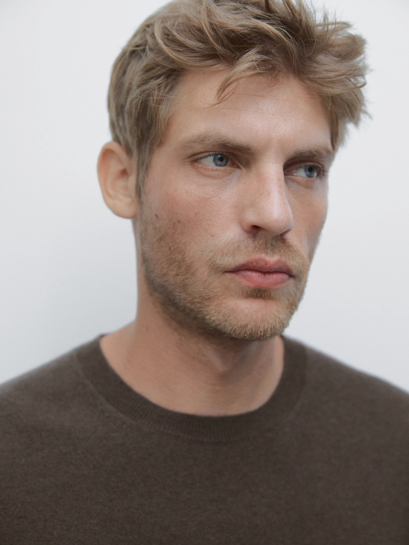 Джемпер из кашемира с круглым вырезом