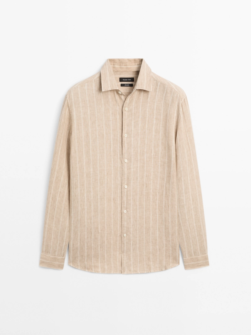 Рубашка с двойной полоской regular fit