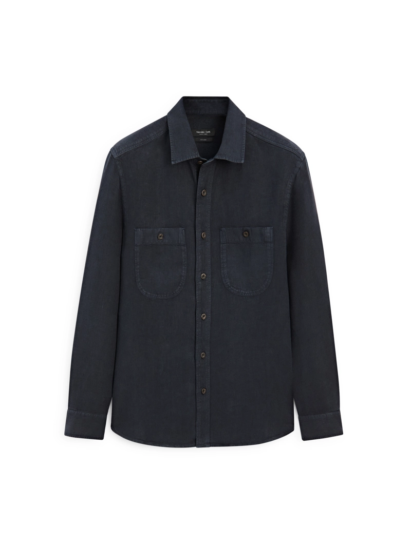Рубашка overshirt свободного кроя