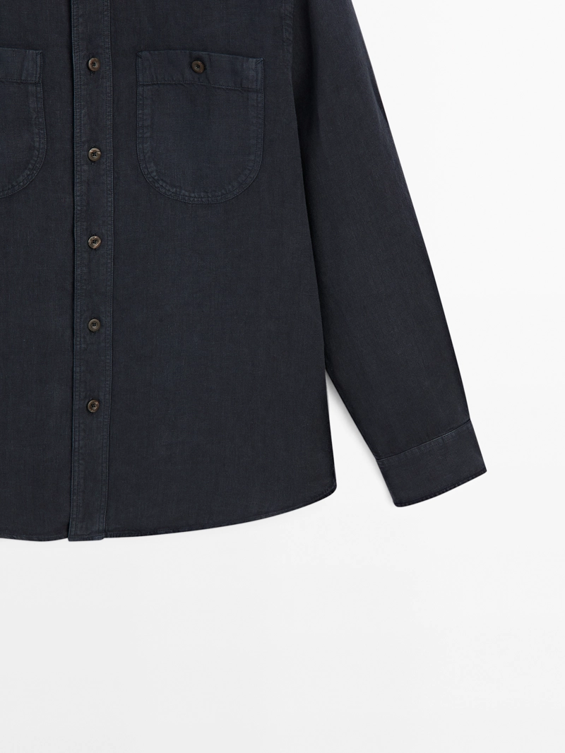 Рубашка overshirt свободного кроя