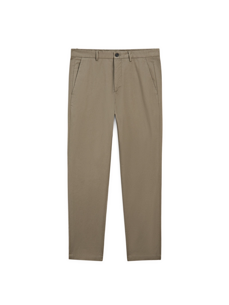 Хлопковые брюки слим фит