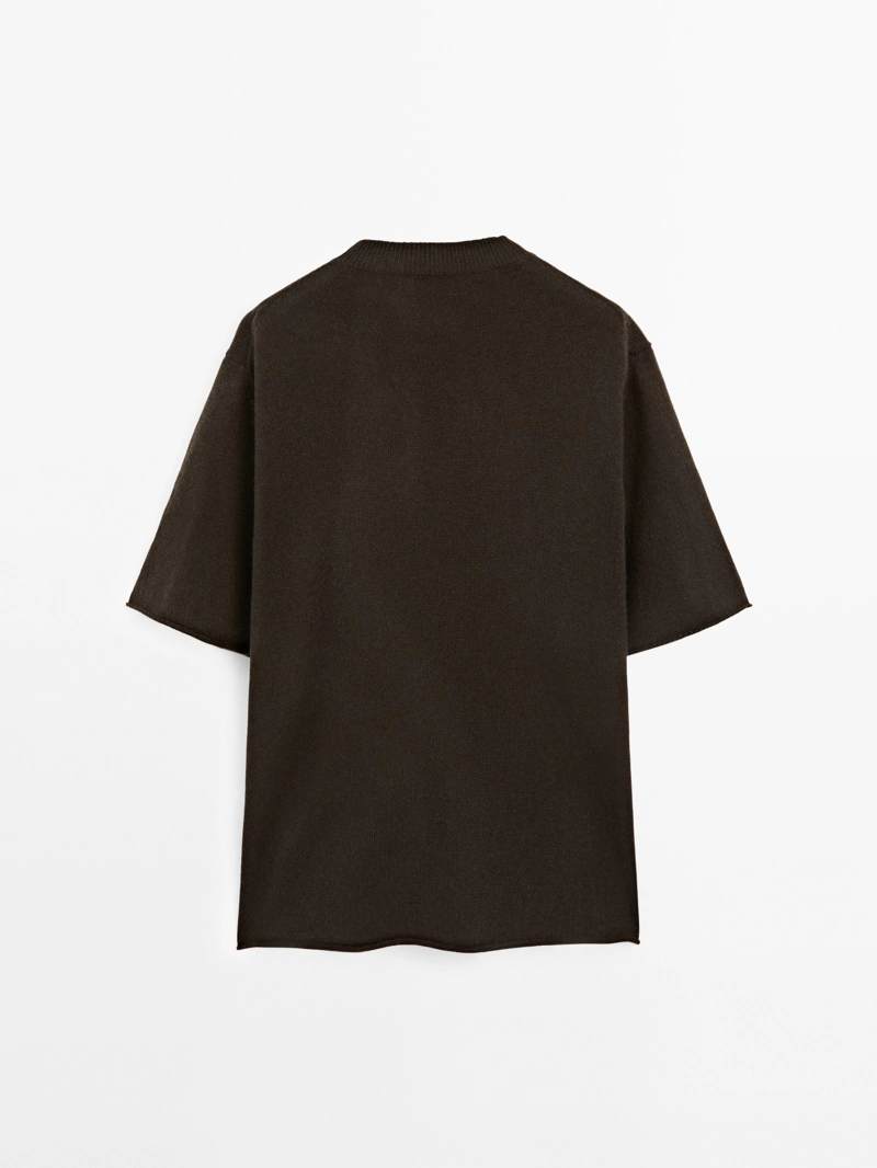 Джемпер в стиле oversize из 100% кашемира