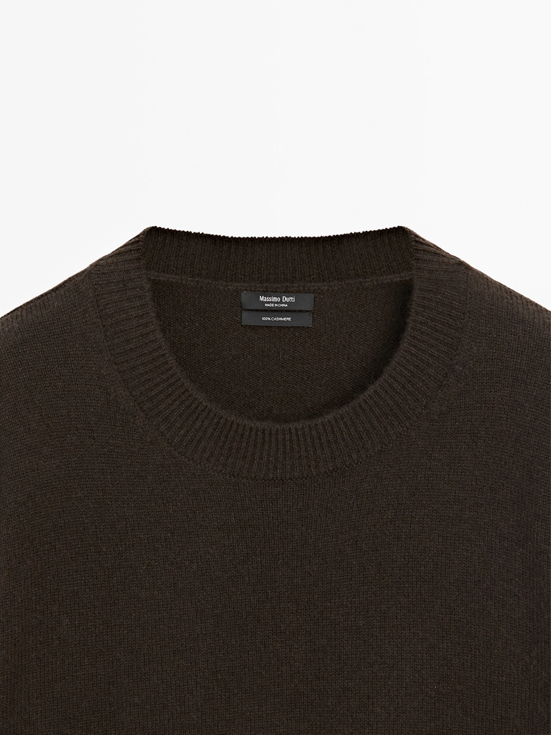 Джемпер в стиле oversize из 100% кашемира