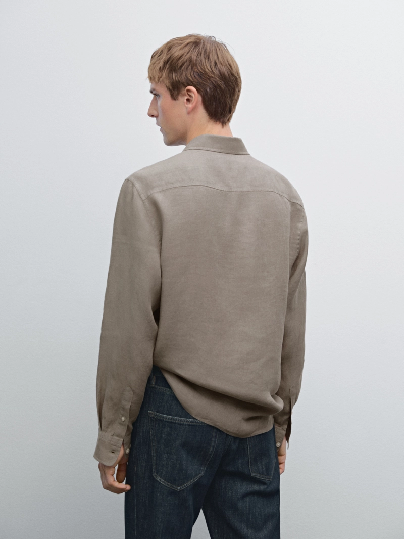 Рубашка regular fit с деталями кармана
