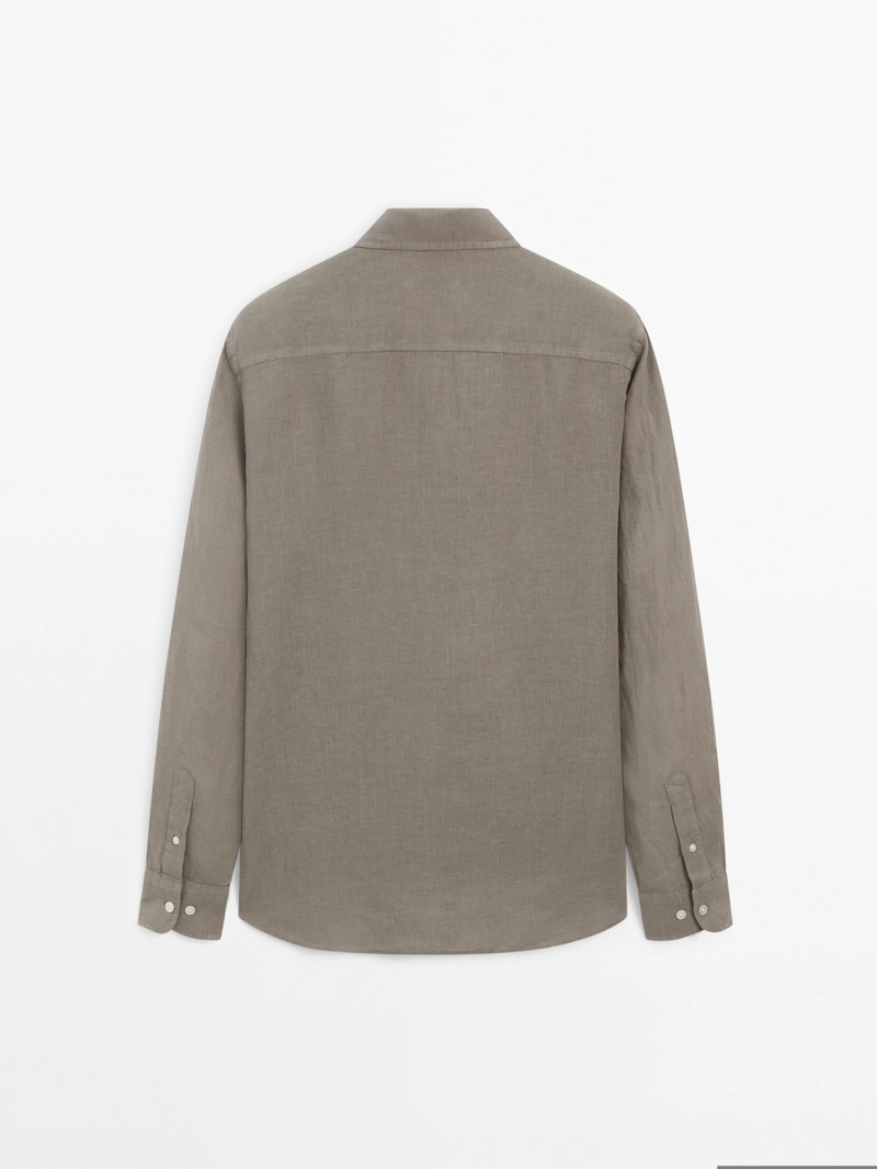 Рубашка regular fit с деталями кармана