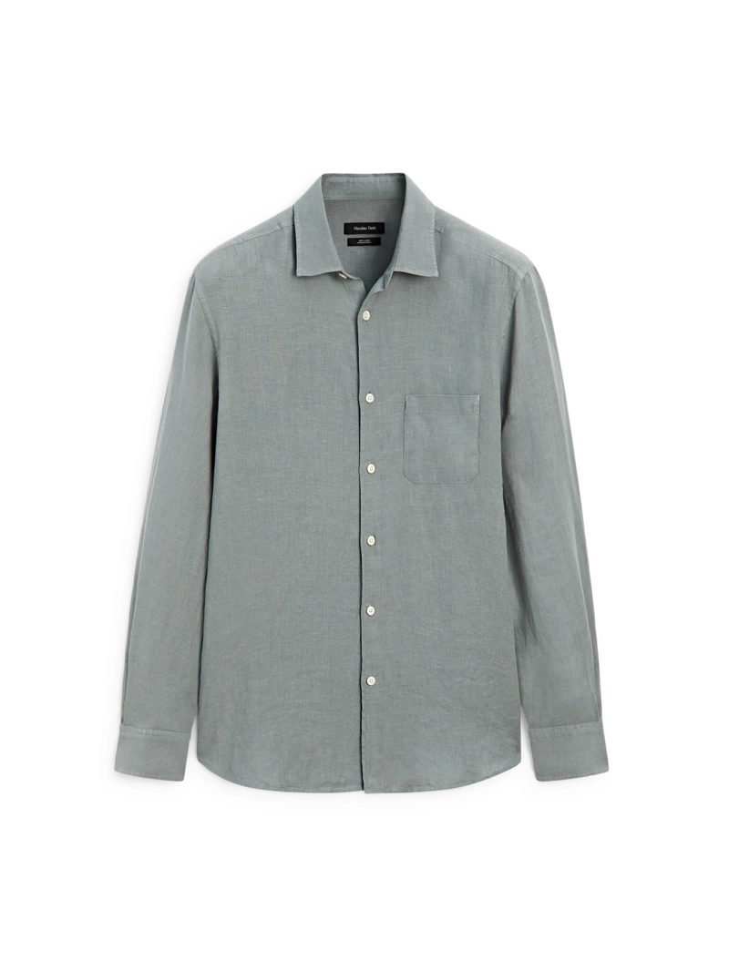 Рубашка с карманом regular fit
