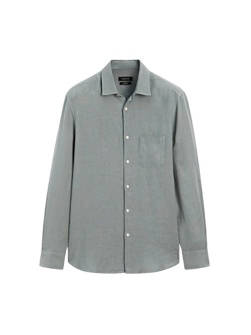 Рубашка с карманом regular fit