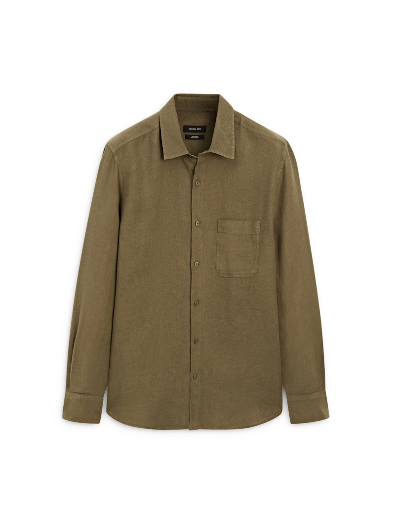 Рубашка с карманом regular fit