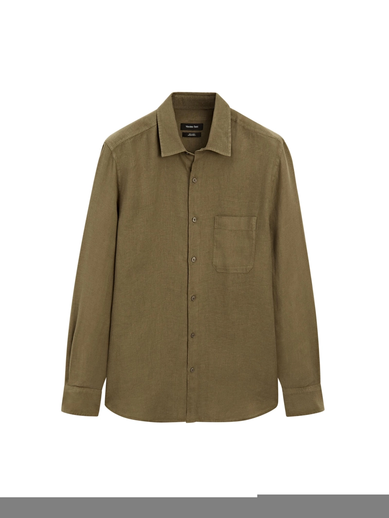 Рубашка с карманом regular fit