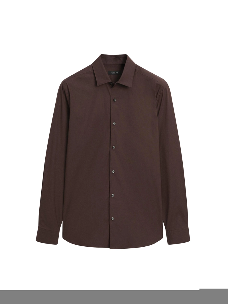 Рубашка slim fit из растяжимого материала