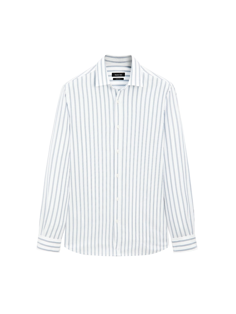 Рубашка slim fit из 100% хлопка