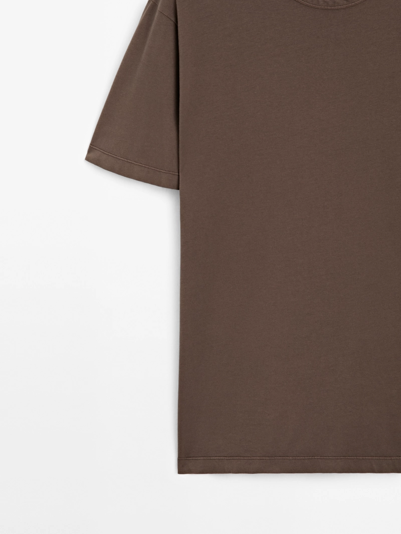 Футболка с короткими рукавами в стиле worn effect